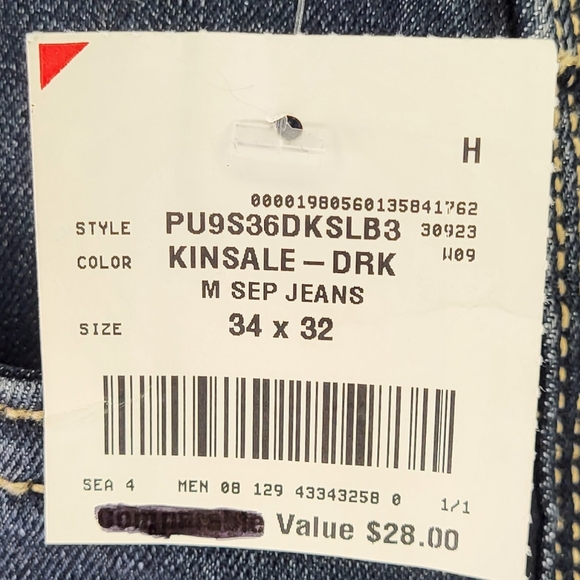 NWT PD&C Flx Slim Fit Denim Jeans size 34x32 - Picture 7 of 10